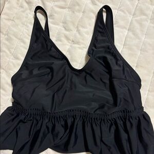 Kortni jeane v neck top black small